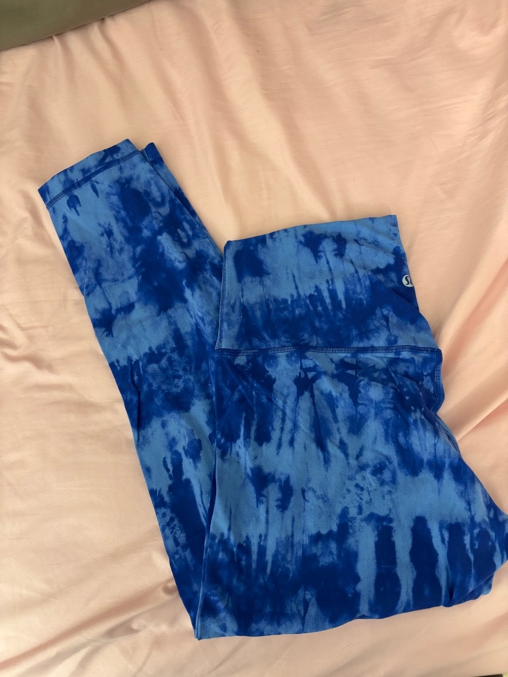 Lululemon Women’s Blue Tie Dye Printed Align Leggings Sz 10